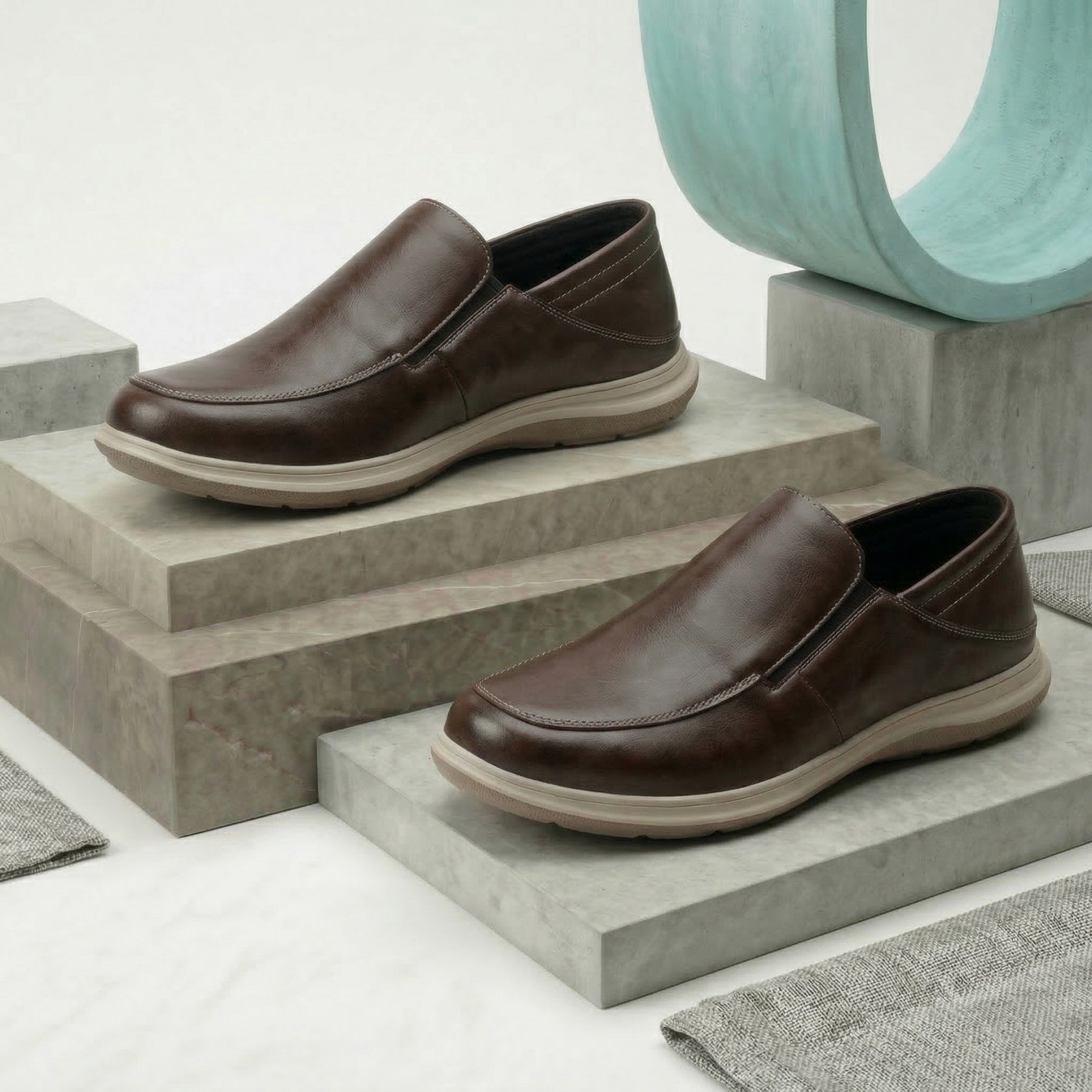 BAXXICO Mens Comfortable Slip On Shoes Versatile Office & Casual Wear