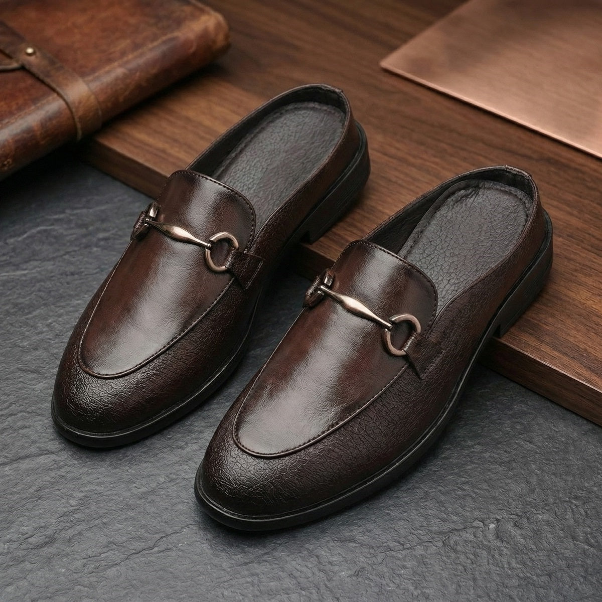 BAXXICO Premium Mule Loafers for Smart Everyday Fashion
