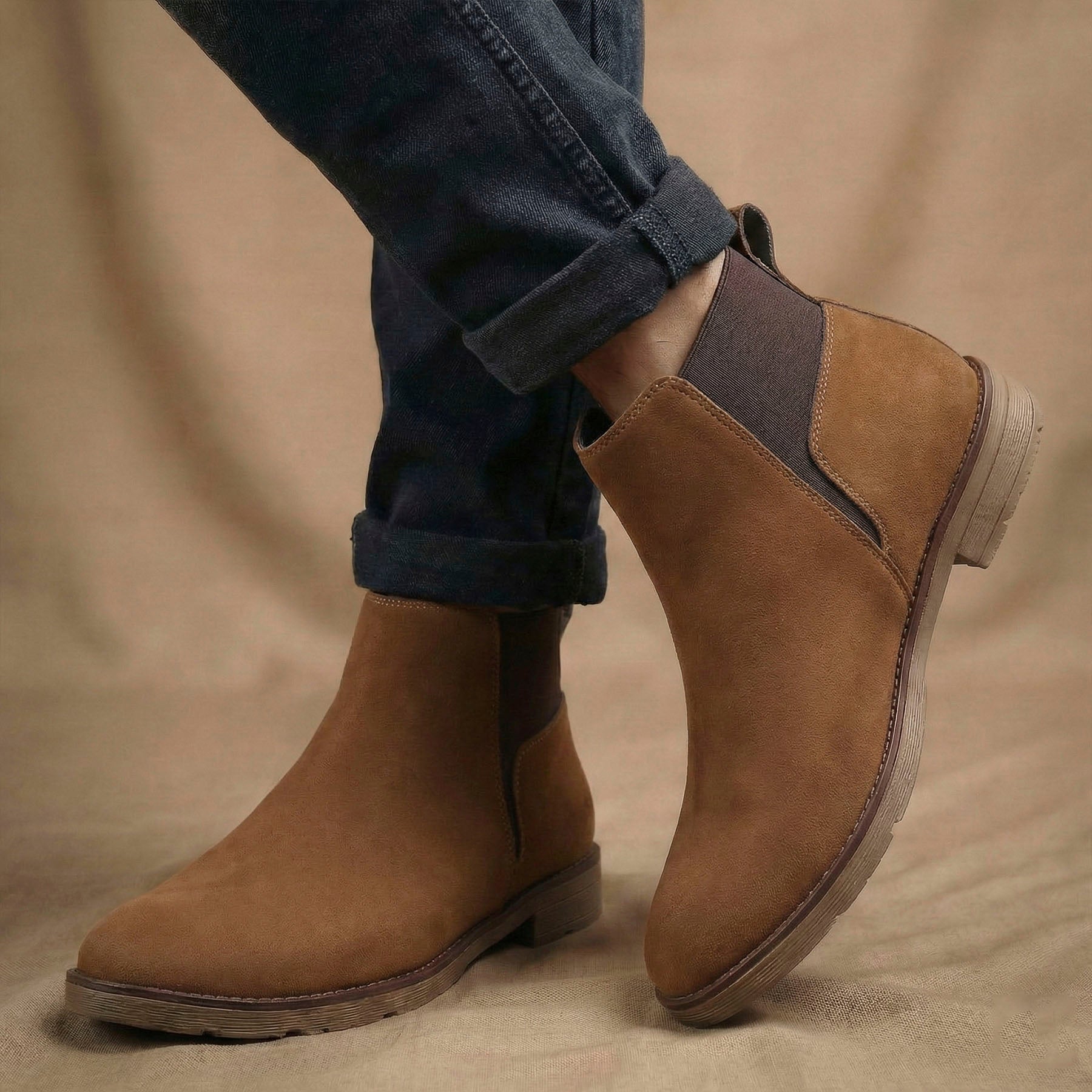 BAXXICO Mens Chelsea Boots Clean Lines Confident Style