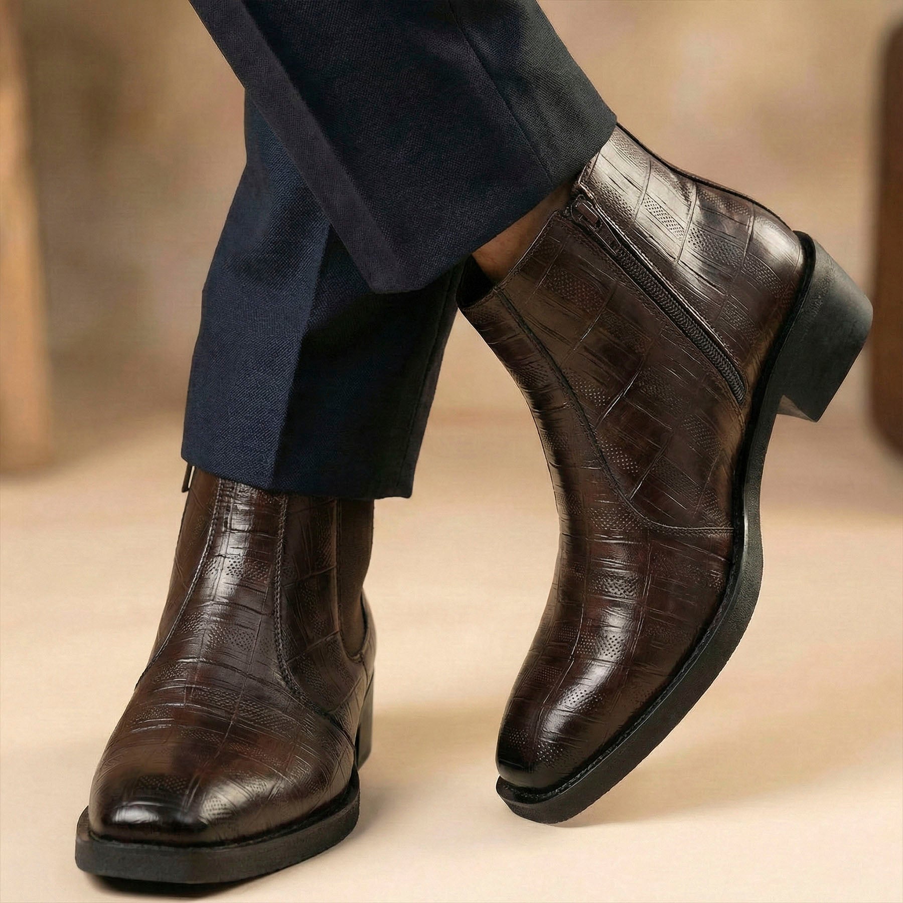 BAXXICO Mens Premium Chelsea Boots Stylish Durable & All Day Comfortable