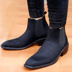 BAXXICO Mens Suede British Formal and Casual Wear Chelsea Boots