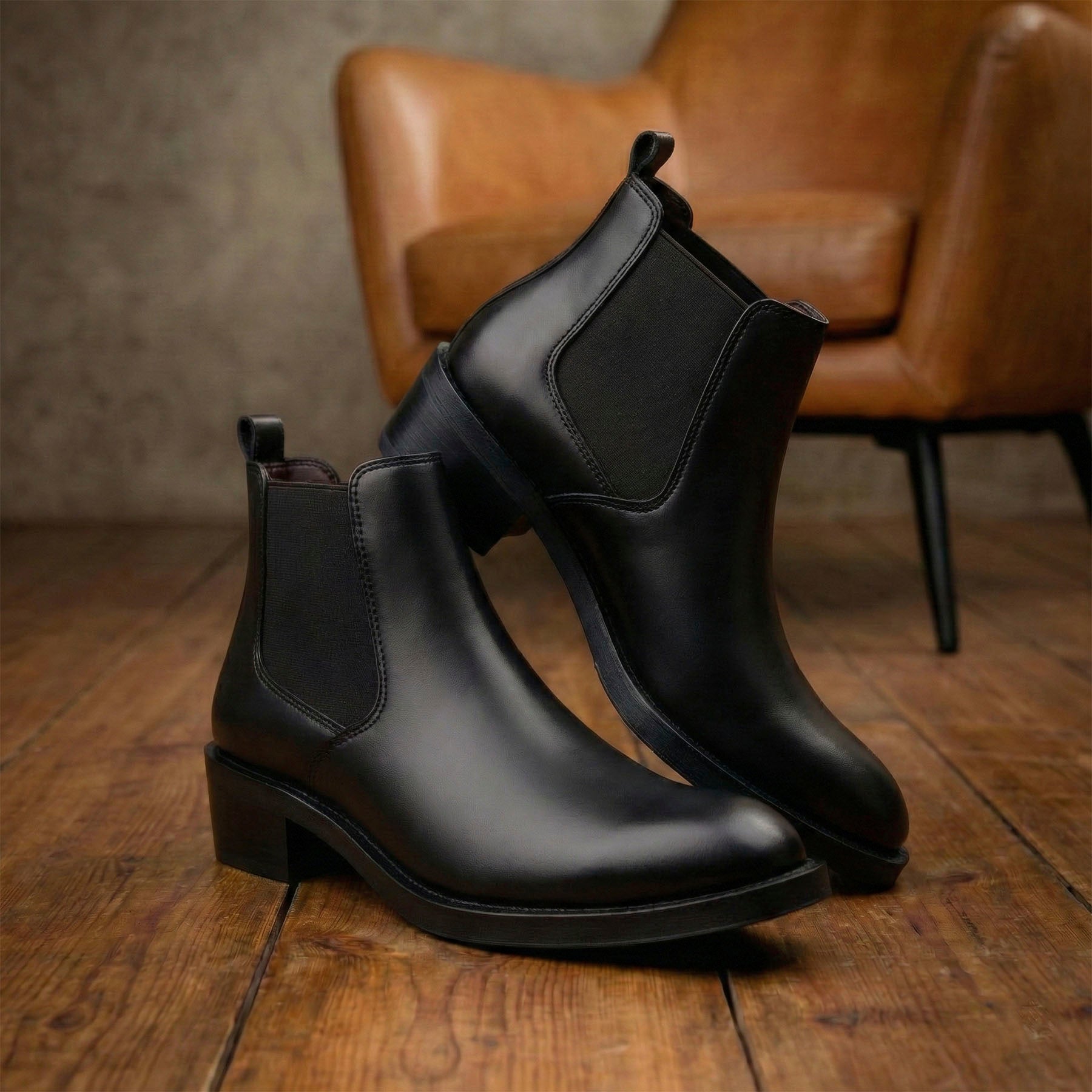 BAXXICO Mens 2 Inches Stylish Height Lifting Boots