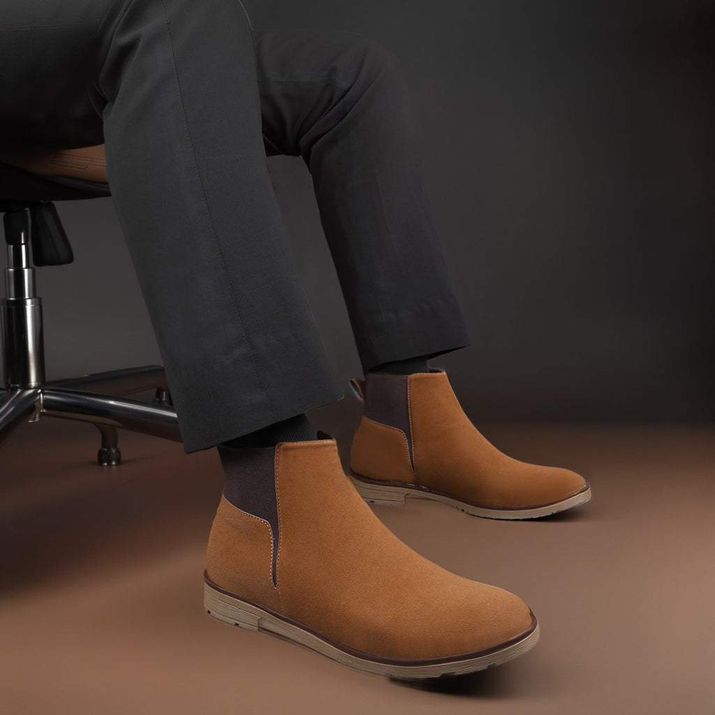 BAXXICO Mens Chelsea Boots Clean Lines Confident Style