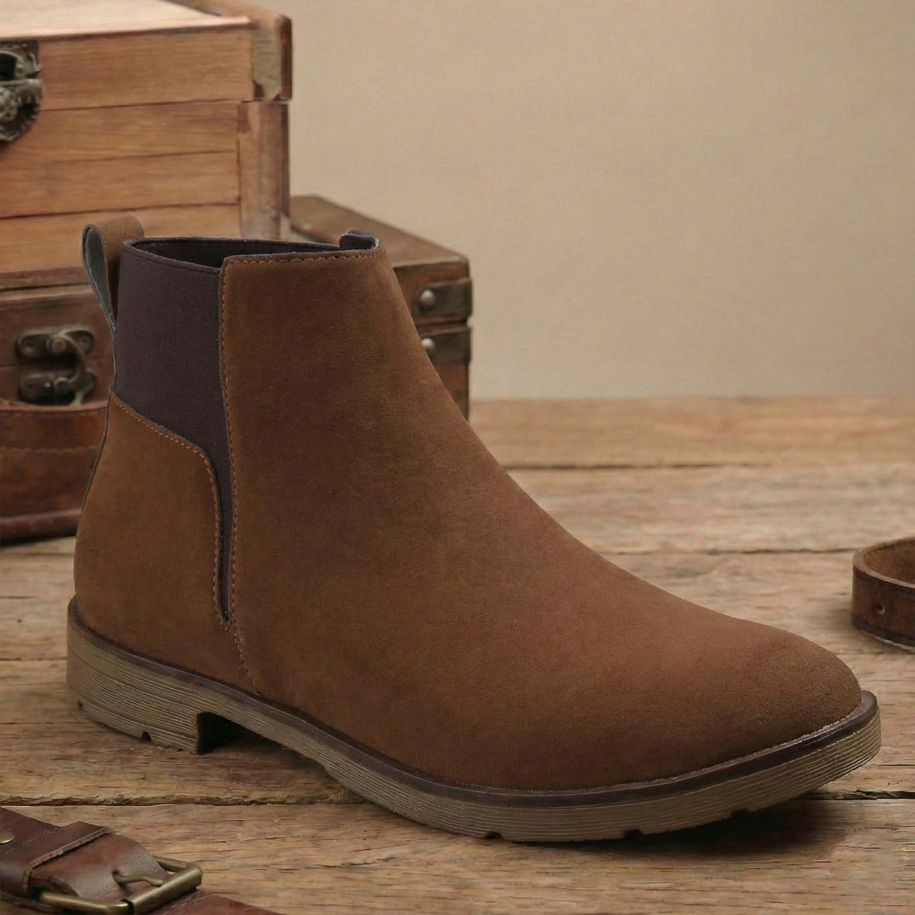 BAXXICO Mens Chelsea Boots Clean Lines Confident Style