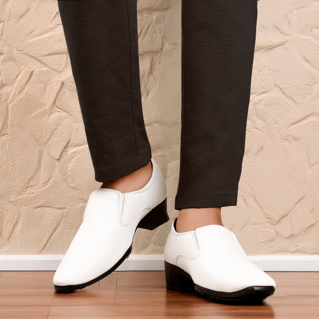 BAXXICO Height Increasing Elevator Slip-on Formal Shoes for Men