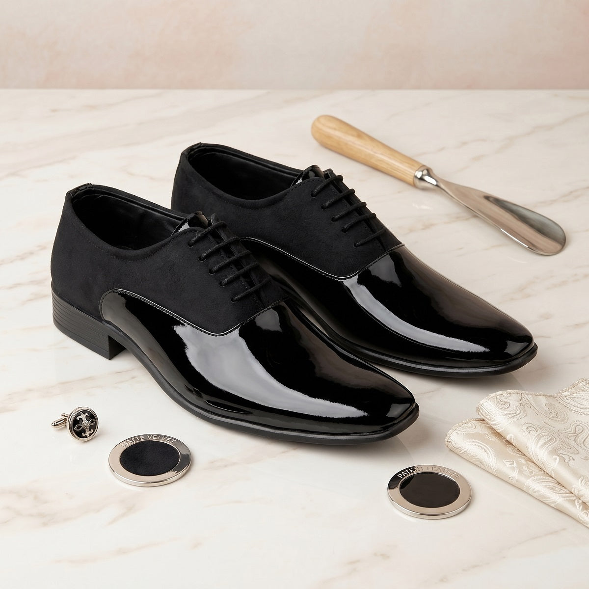 BAXXICO Party Wear And Semi Formal Lace up Shoes For All Seasons