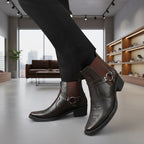 BAXXICO Mens Premium and comfortable faux leather Boots