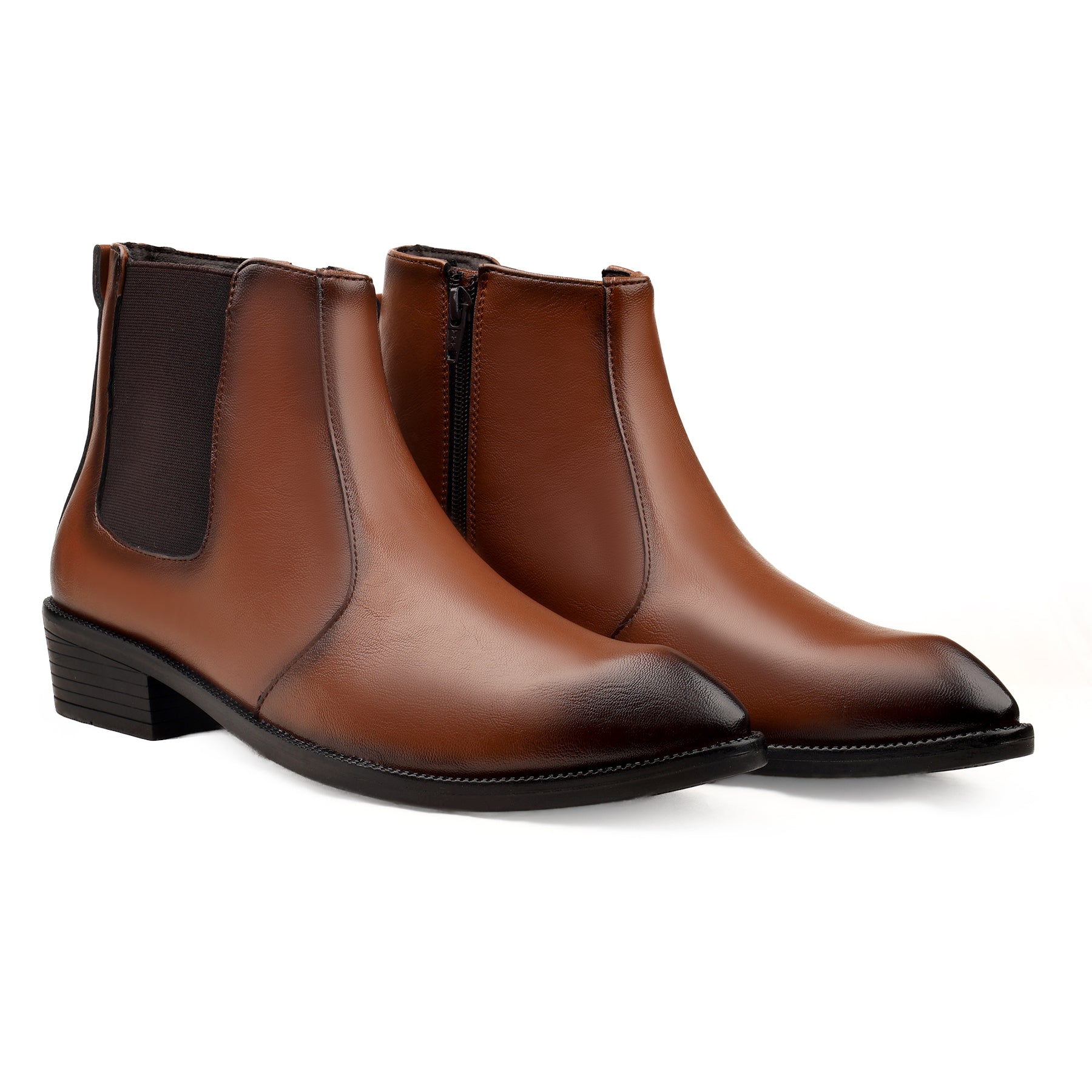 BAXXICO Mens Classic Elevator Boots Height Increase 2 Inches