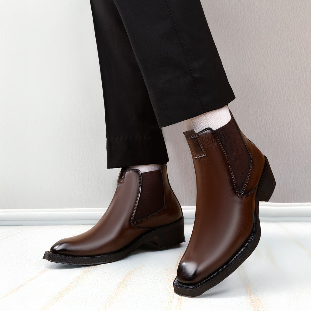BAXXICO Mens 2 Inches Stylish Height Lifting Boots