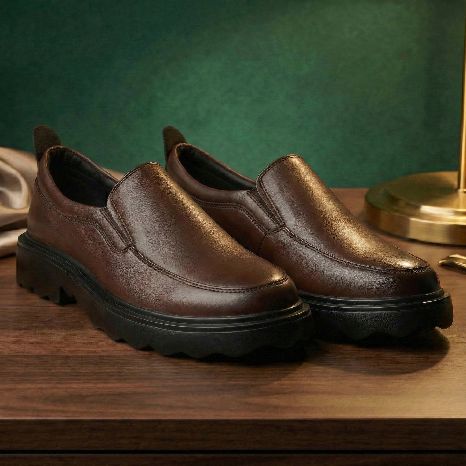 BAXXICO Mens Casual Formal Slip On Shoes Smart & Sophisticated Look
