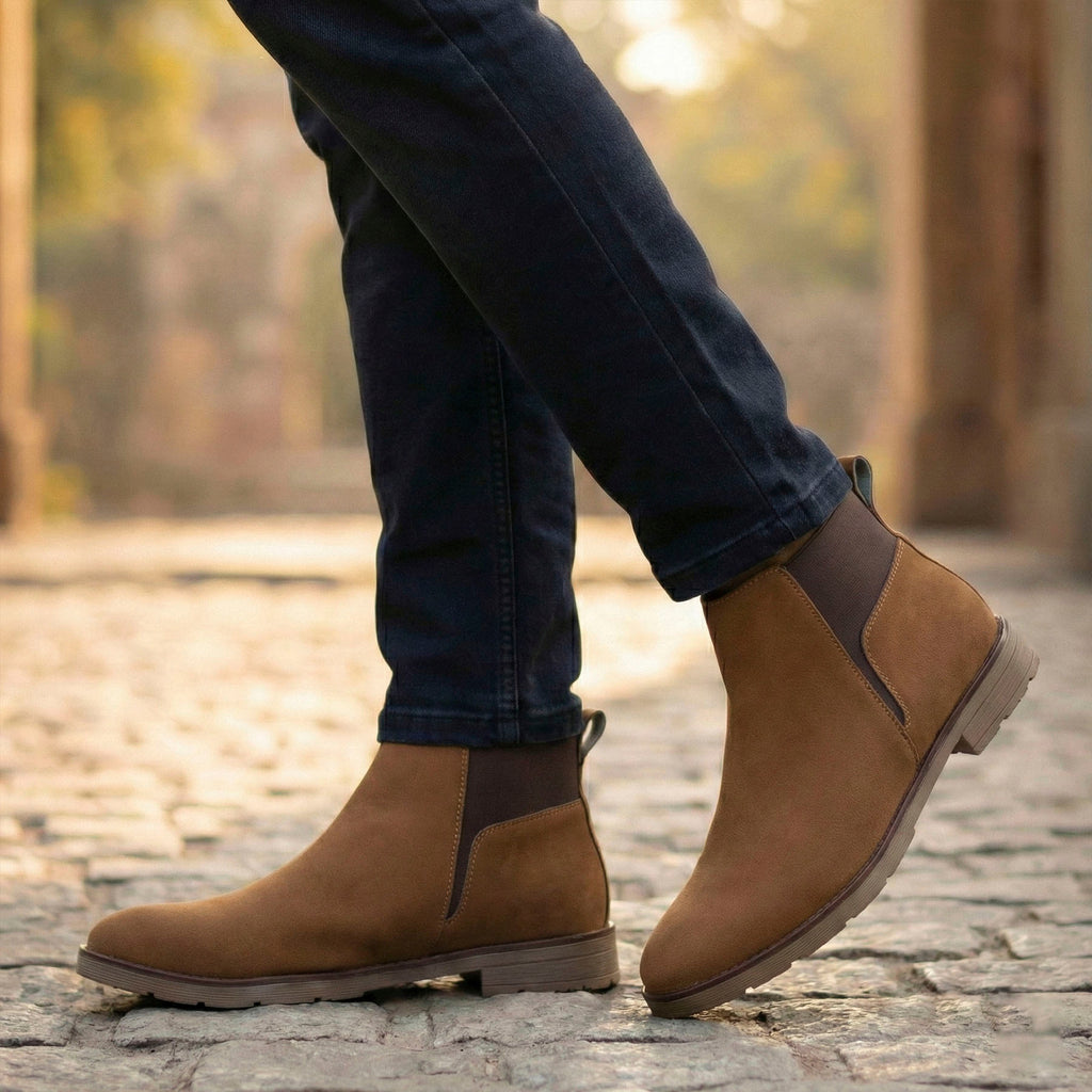 BAXXICO Mens Chelsea Boots Clean Lines Confident Style