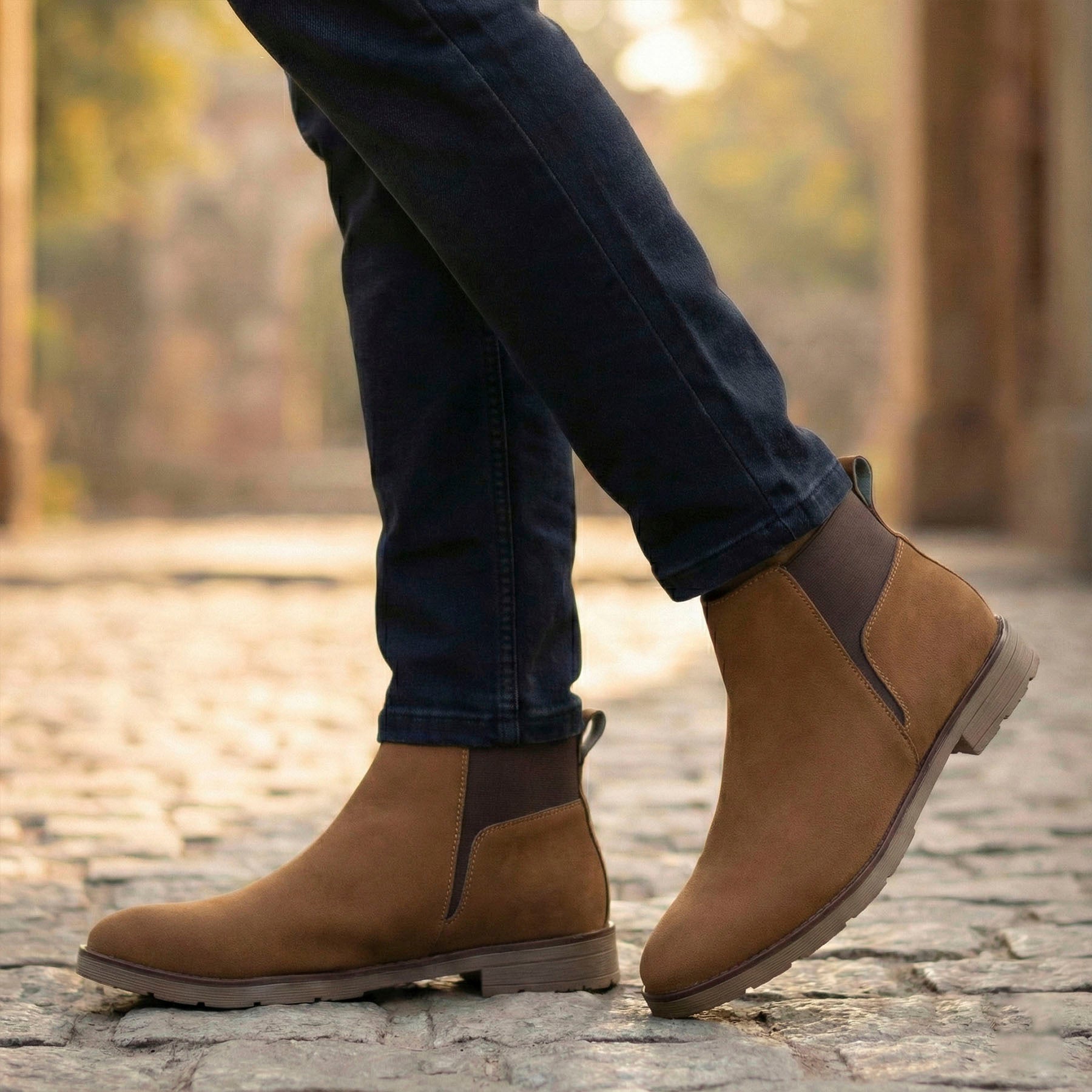 BAXXICO Mens Chelsea Boots Clean Lines Confident Style