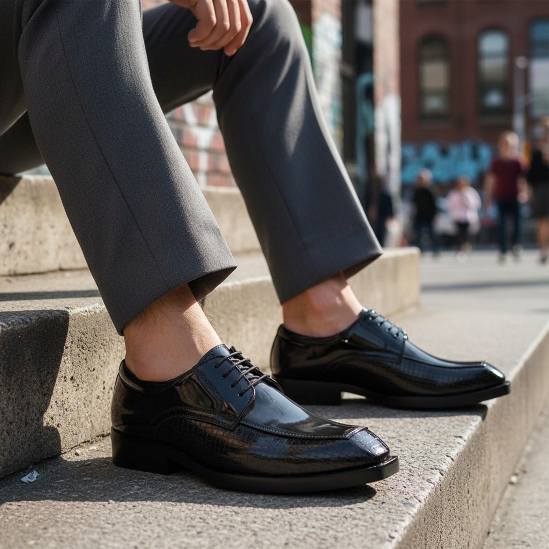 BAXXICO Stylish Mens Elevated Heel Shoes for a Bold Fashion Statement