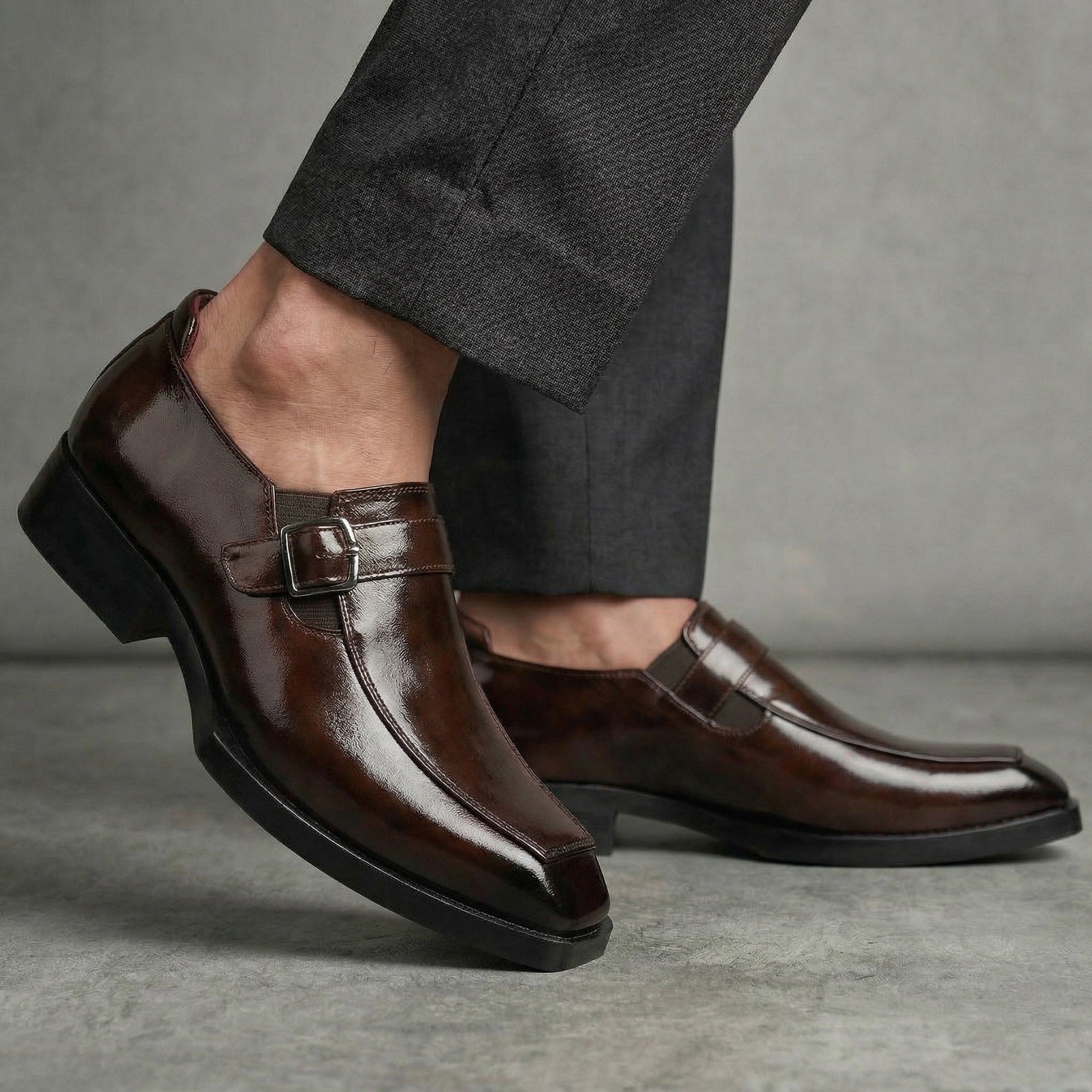 BAXXICO Mens Formal And Casual Ankle Zipper Boots