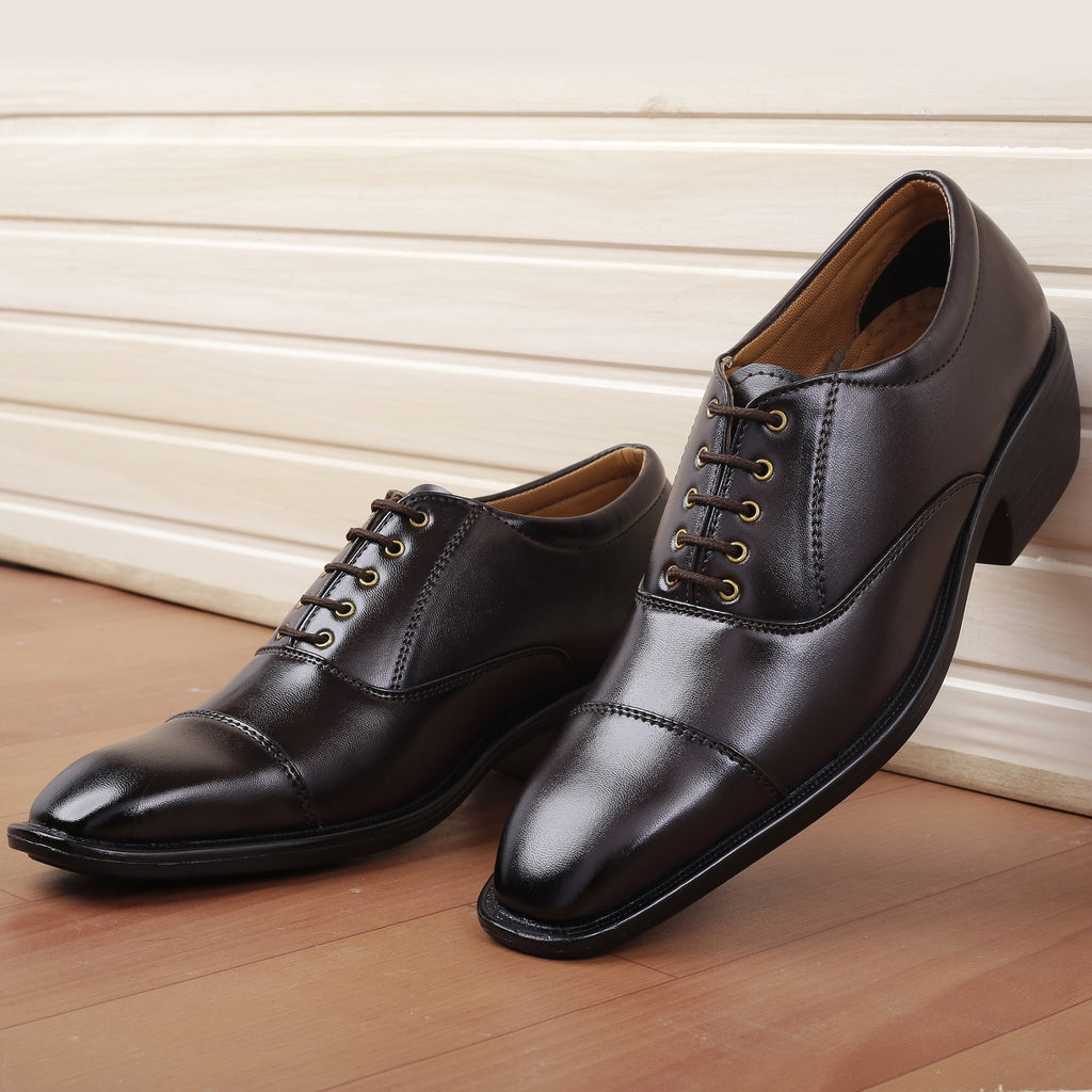 Mens Height Increasing Formal Office Wear Lace Up Shoe