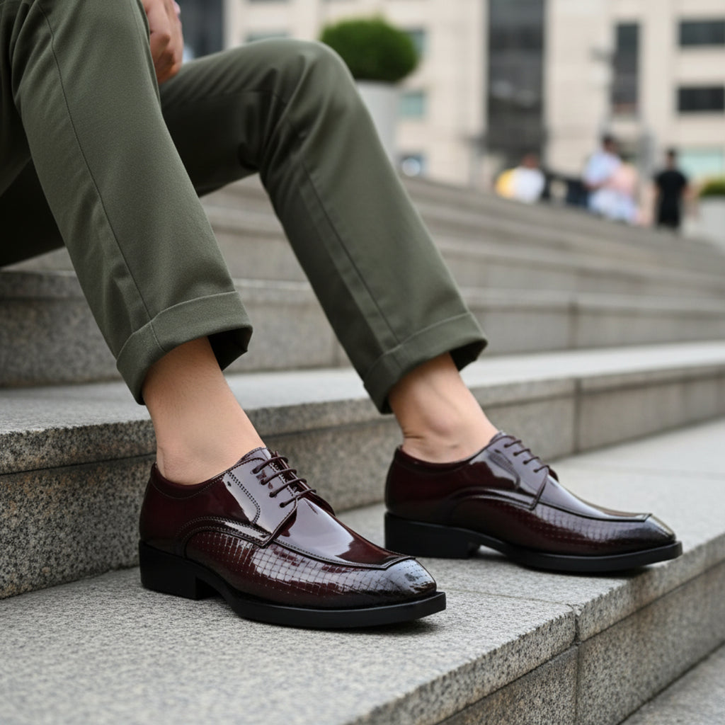 BAXXICO Stylish Mens Elevated Heel Shoes for a Bold Fashion Statement