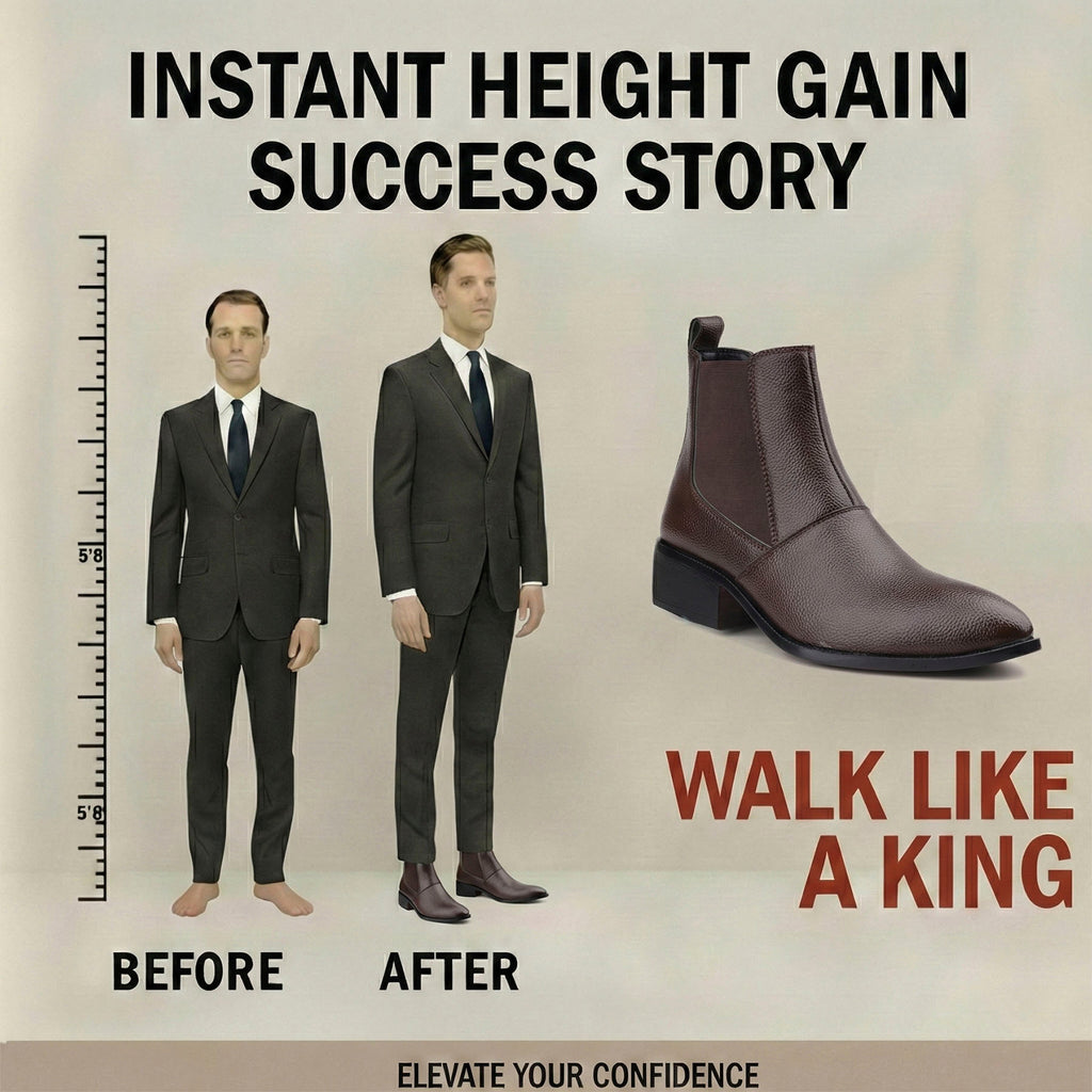 BAXXICO Luxury Mens Boots Designed to Add Extra Height & Confidence