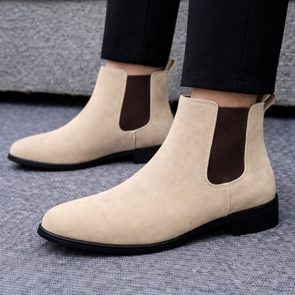 BAXXICO Smart Casual Mens Boots with 4.5cm Heel Height