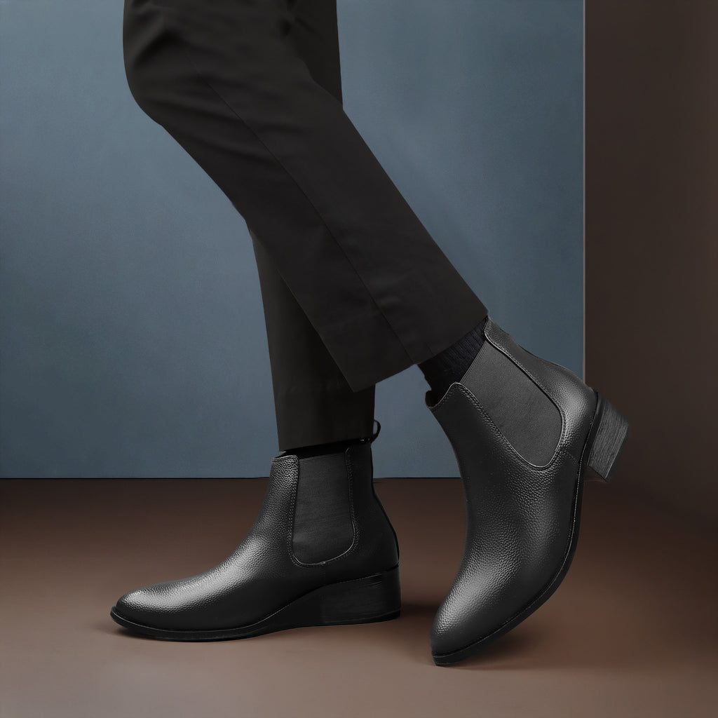 BAXXICO Mens Height Boost Boots 4.5CM Stylish & Comfortable