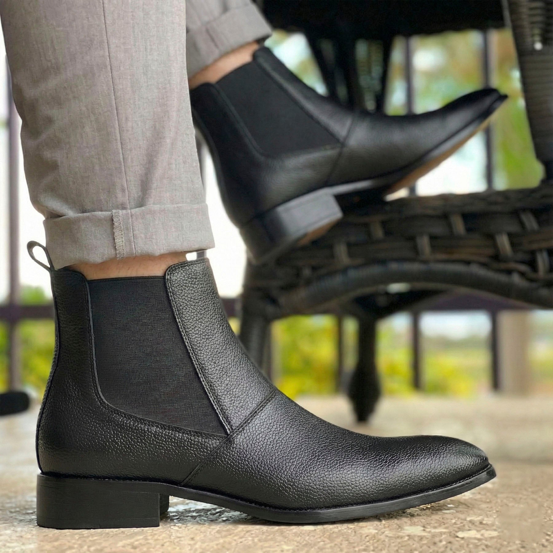 BAXXICO Luxury Mens Boots Designed to Add Extra Height & Confidence
