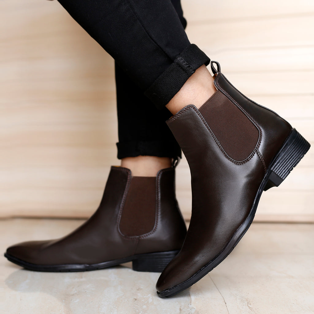BAXXICO High end Fashionable Chelsea Boots for Men