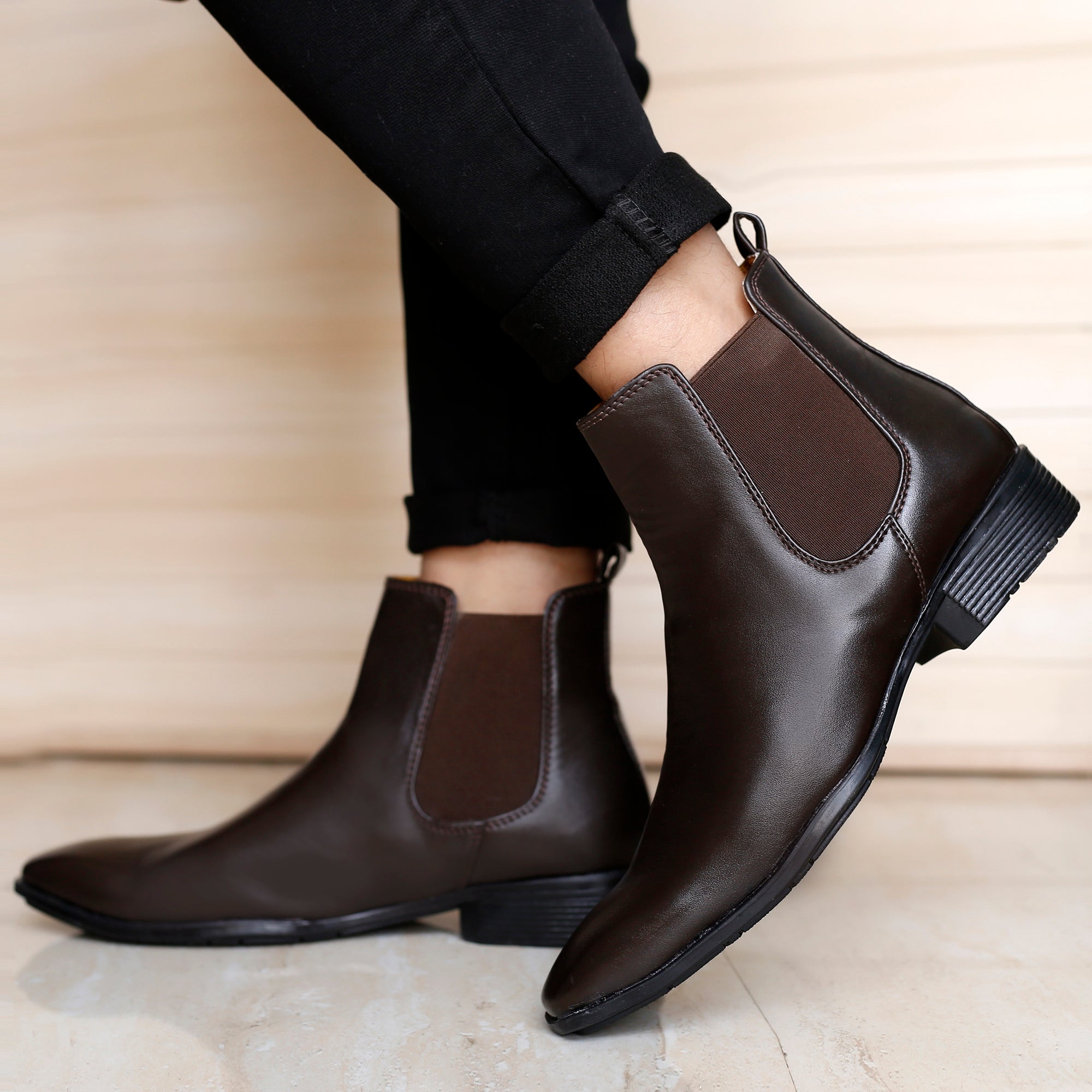 BAXXICO High end Fashionable Chelsea Boots for Men