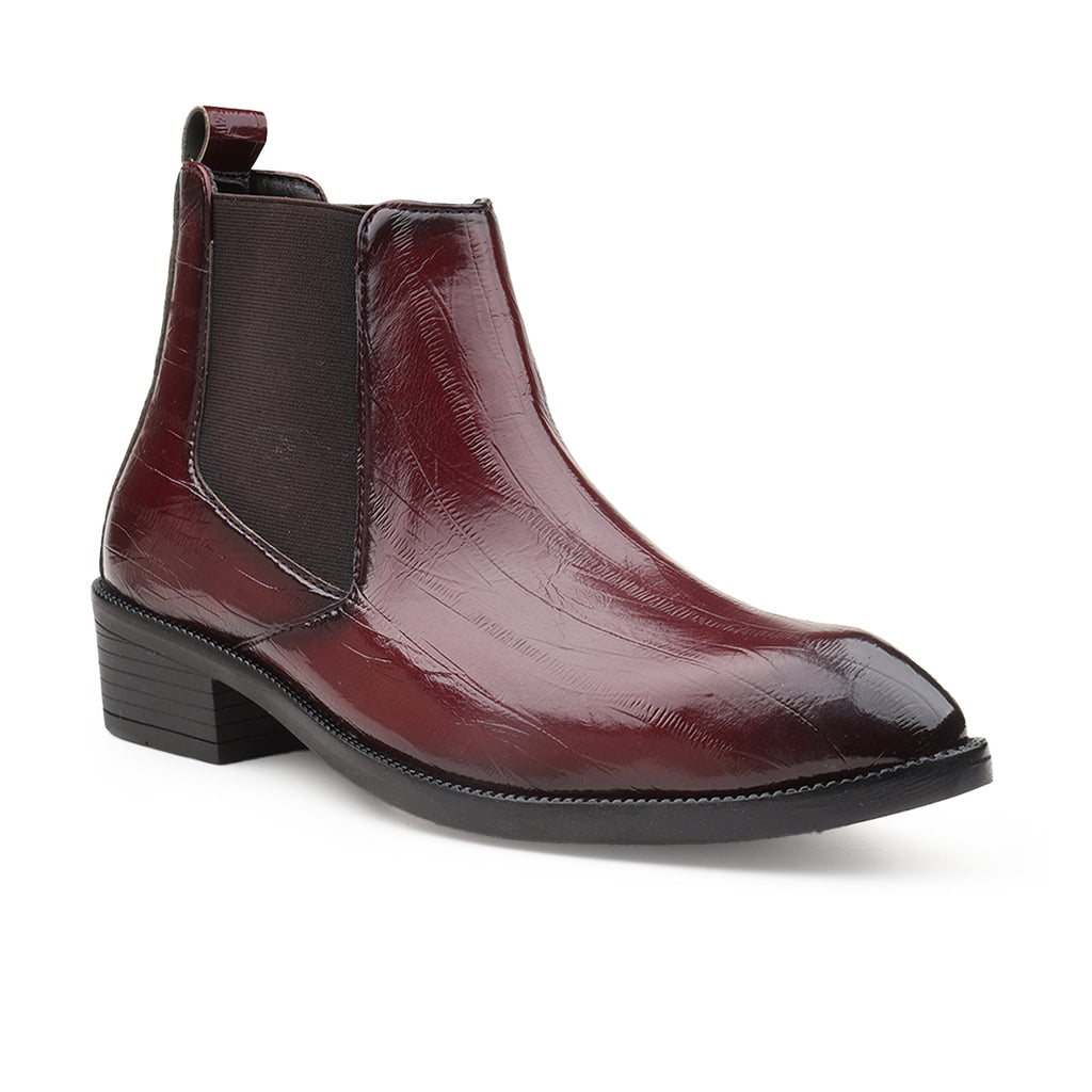 BAXXICO Mens Elevator Chelsea Boots Increase Height with Premium Style