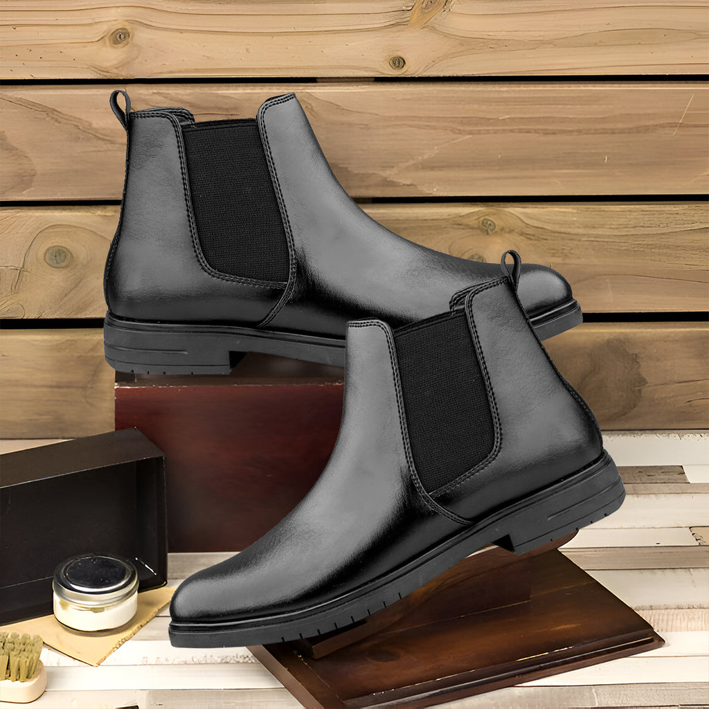 Baxxico New Stylish Men Slip on Ankle Stylish Boots