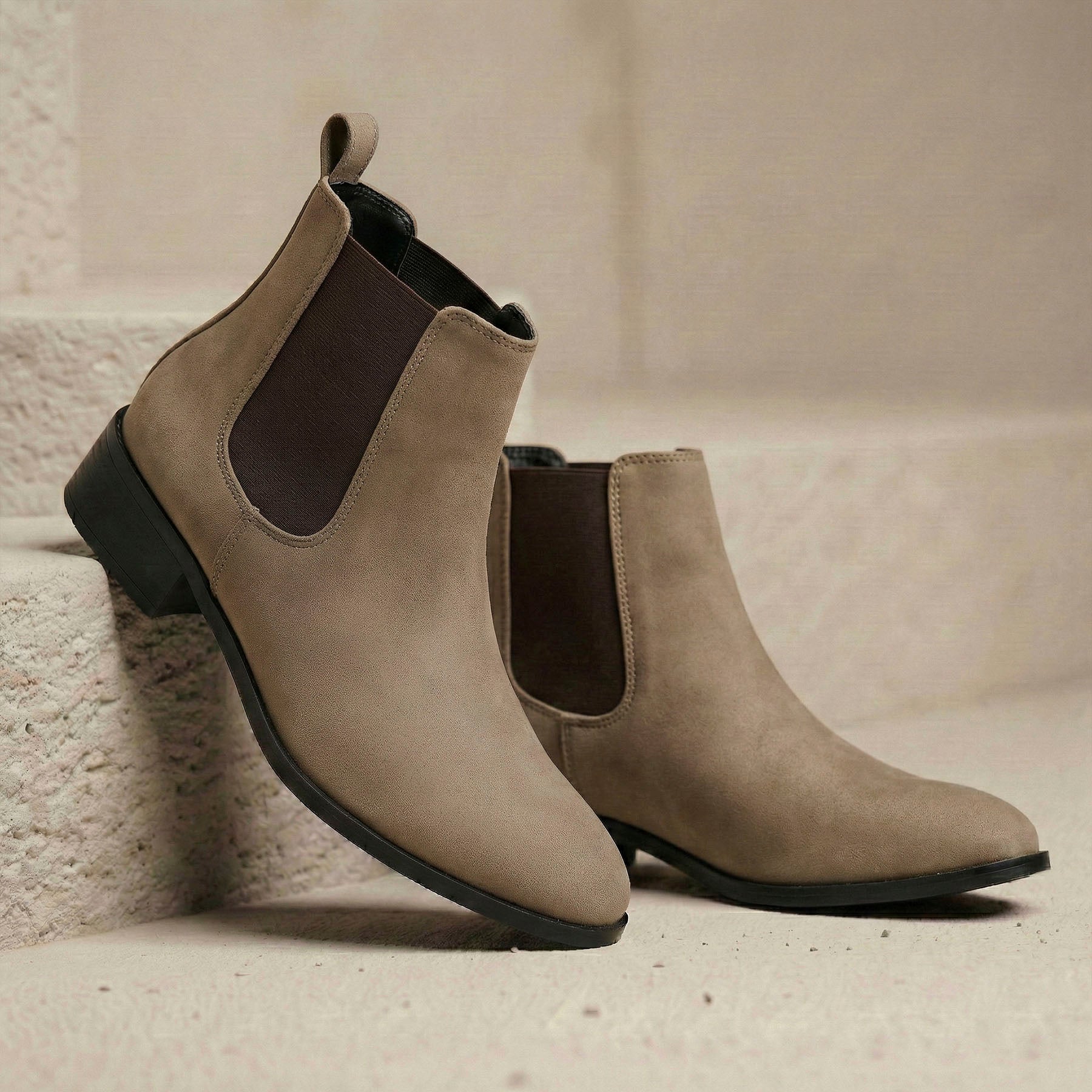 BAXXICO Smart Casual Mens Boots with 4.5cm Heel Height