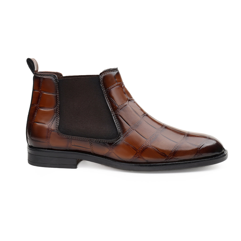 BAXXICO Mens Premium Vegan Leather Stylish Boots Durable Comfortable & Timeless Design