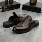 BAXXICO Luxury Slip On Mule Shoes Crafted for Bold Modern Fashion