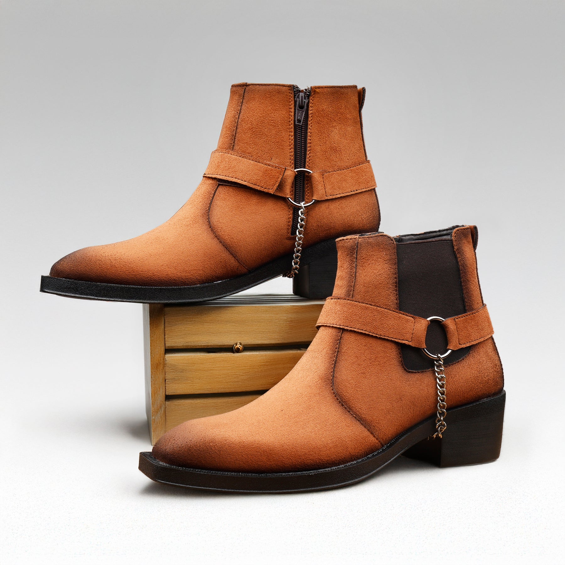 BAXXICO Mens ElevateMax Boots 5–6CM Height Gain
