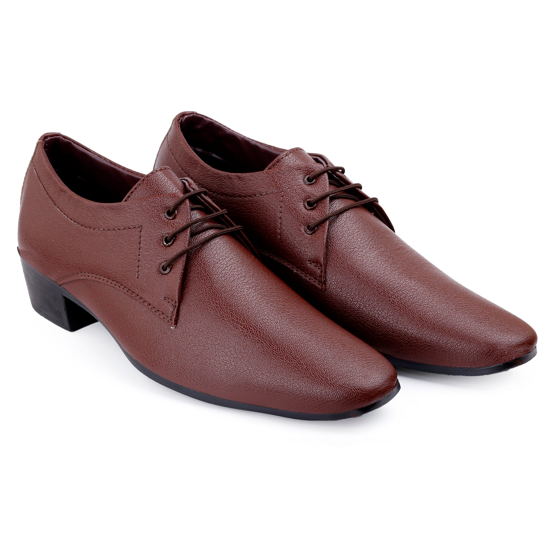 Mens Office Wear Height Increasing Derby Formal Shoes