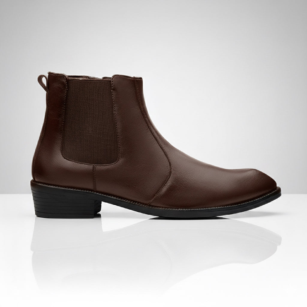 BAXXICO Mens Classic Elevator Boots Height Increase 2 Inches