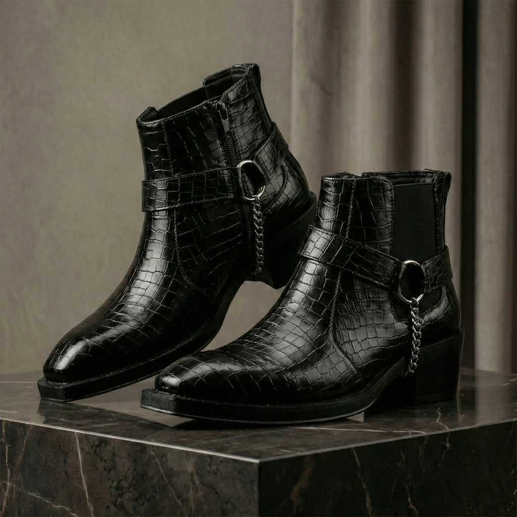 BAXXICO Mens HiddenLift Boots 5-6 CM Elevation