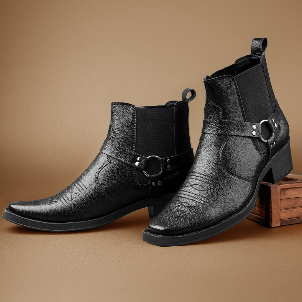 BAXXICO Mens 2 Inch Height Increasing Boots