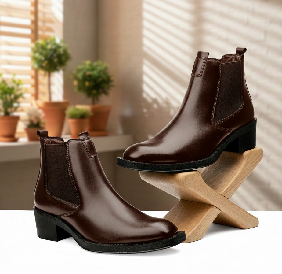 BAXXICO Mens 2 Inches Stylish Height Lifting Boots