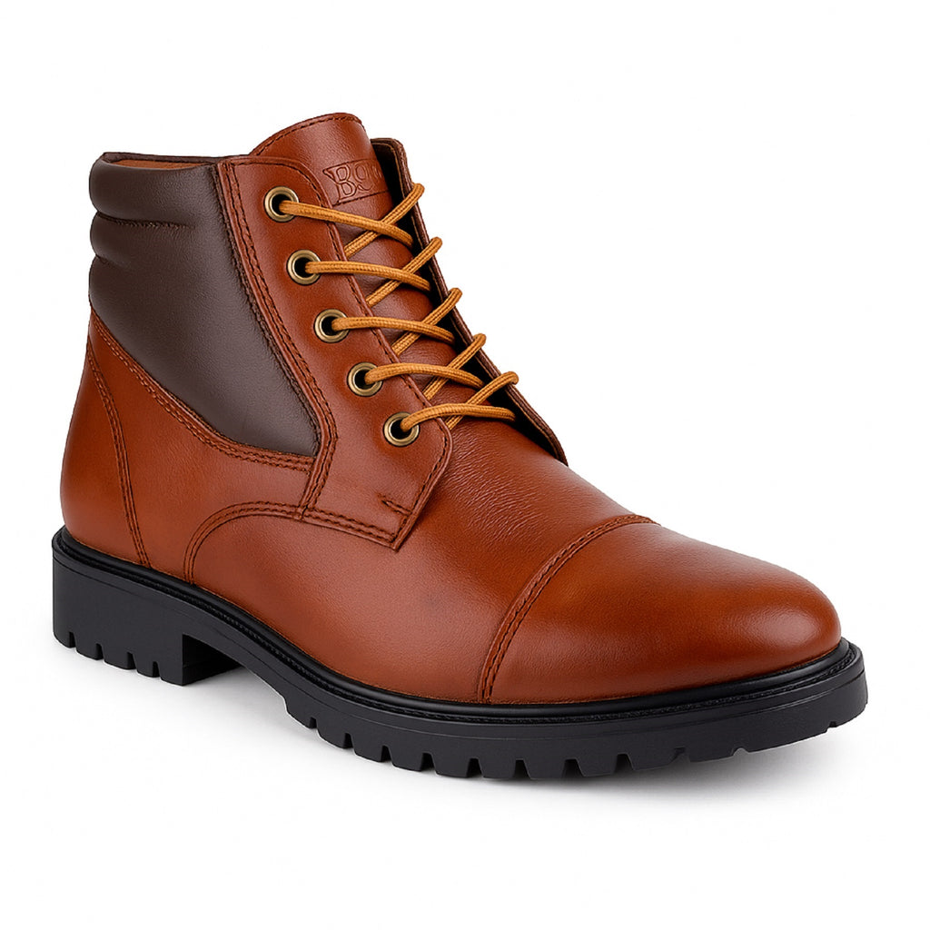Baxxico Lace-up Ankle Stylish Boots for Men
