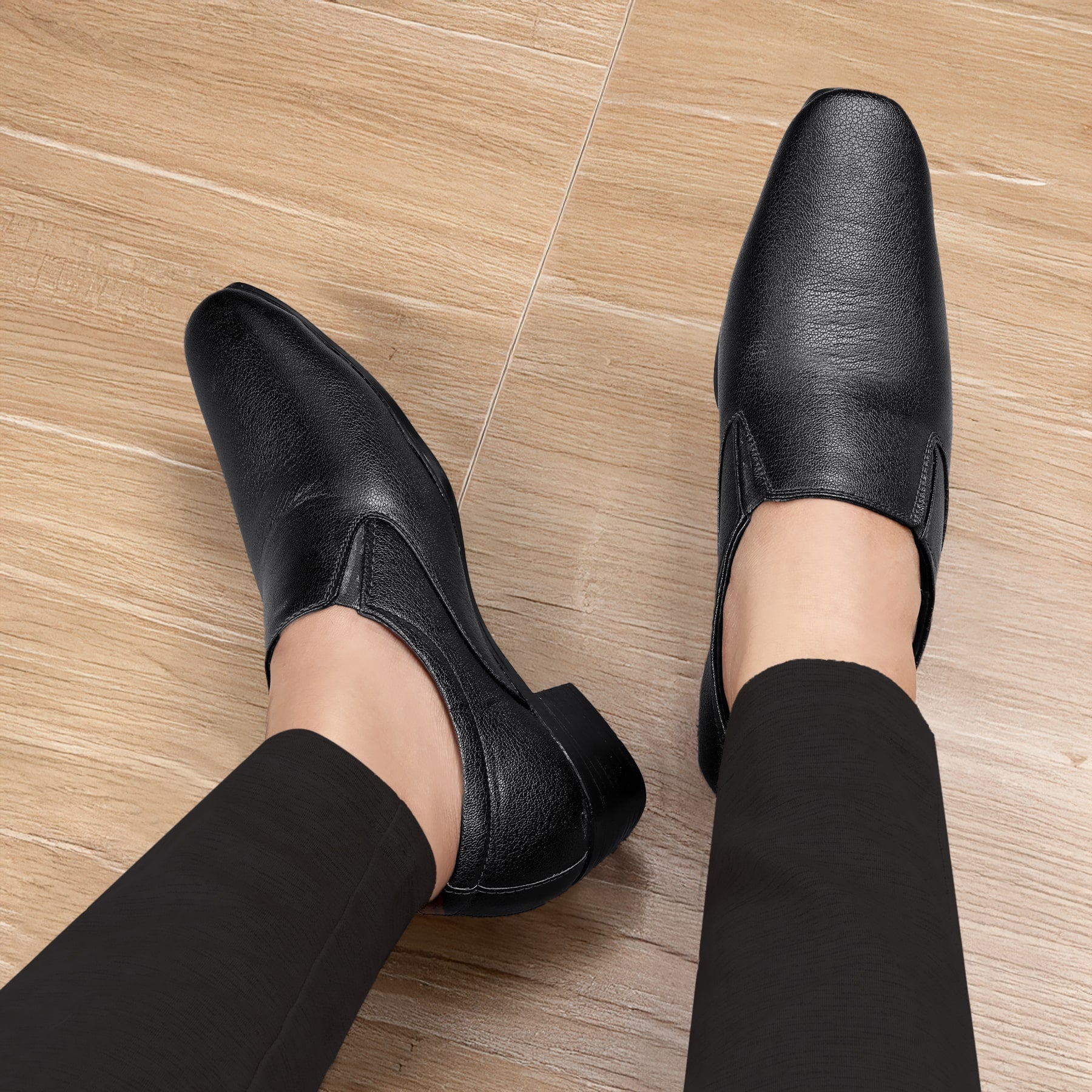 BAXXICO Height Increasing Elevator Slip-on Formal Shoes for Men