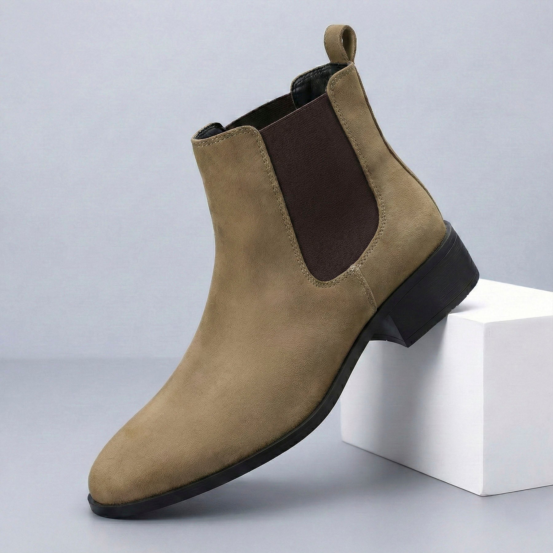 BAXXICO Smart Casual Mens Boots with 4.5cm Heel Height