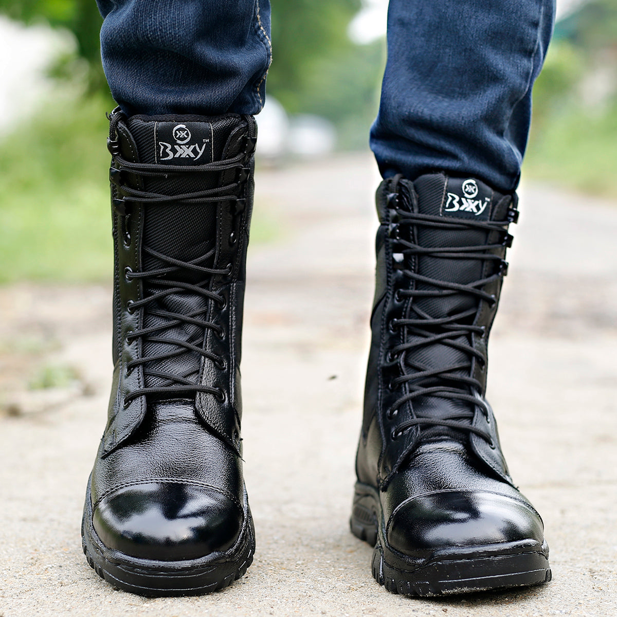 BAXXICO High Ankle Army Boots For Men