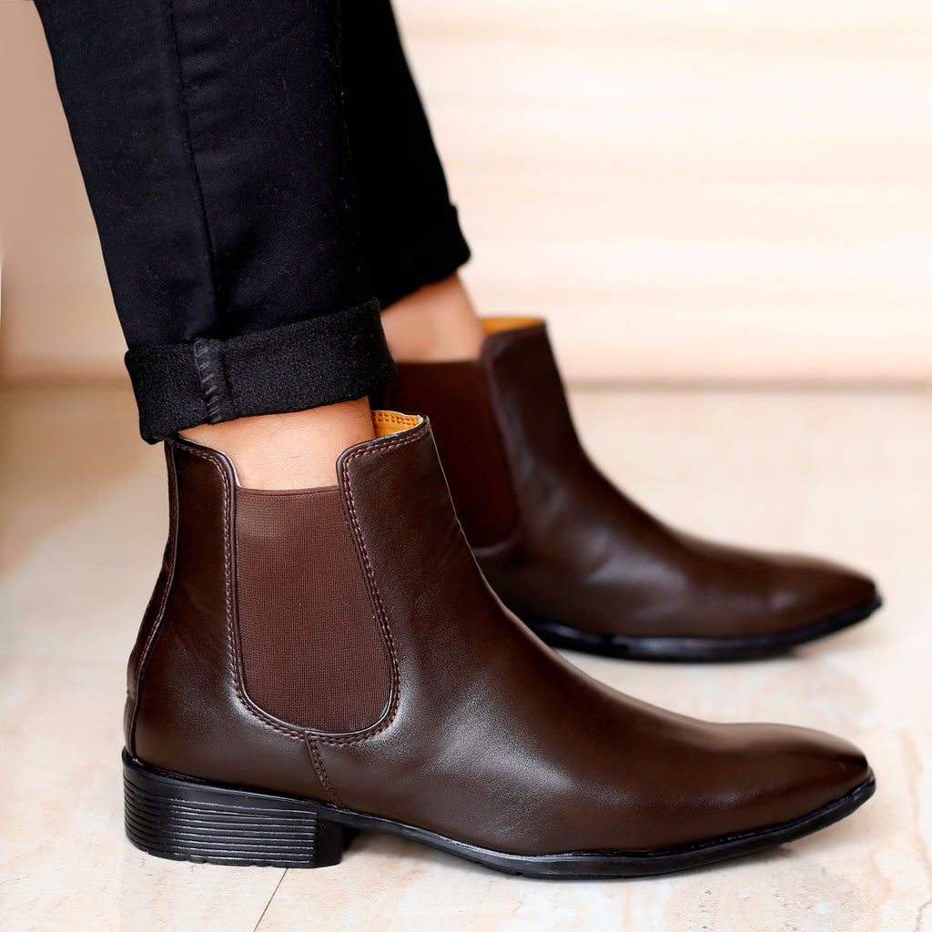 BAXXICO High end Fashionable Chelsea Boots for Men